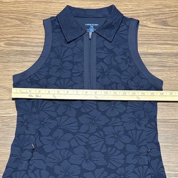 🔥🔥J. McLaughlin Blue Midi Dress with Relaxed Fit and Sleeveless Design Size: XS🔥 - Picture 3 of 10